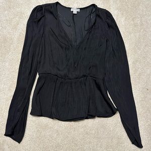Black Silky Blouse Never Worn